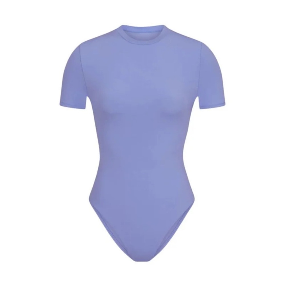 SKIMS FIT EVERYBODY T-SHIRT BODYSUIT I CIELO I LARGE
